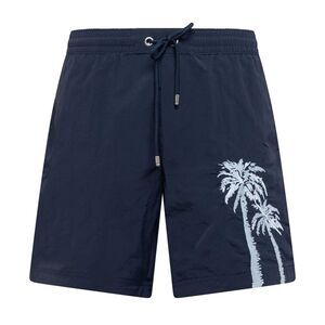 Hugo Mens Palm Tree Swim Shorts / Navy